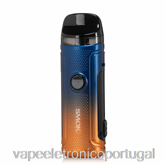 Vape Eletrônico Smok Nord C 50w Pod Kit Laranja Azul